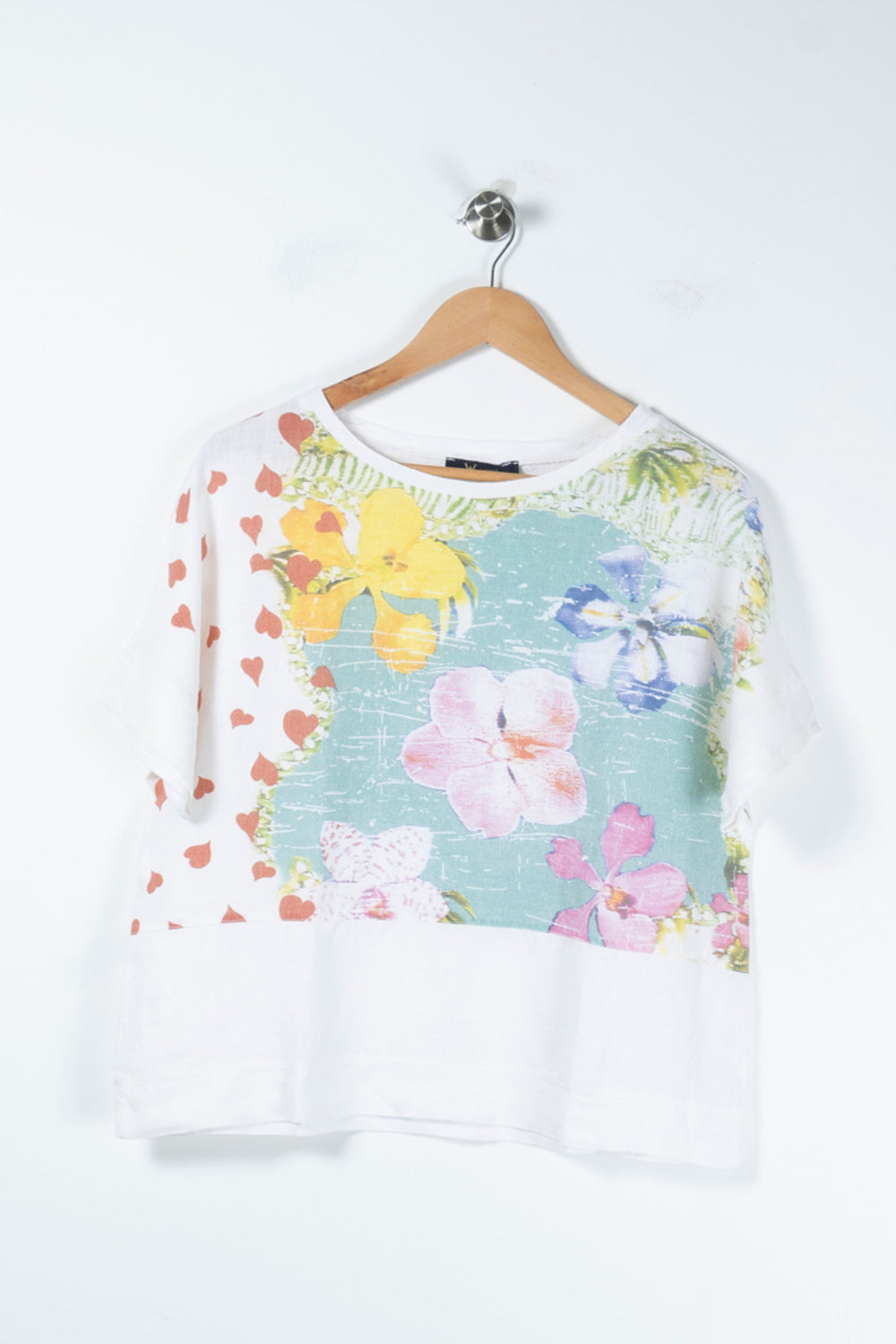 T-shirt Blanc et Vert - Taille M/38 de la marque Weill | PARAD88776 - Vendu par Paradigme - Image 2