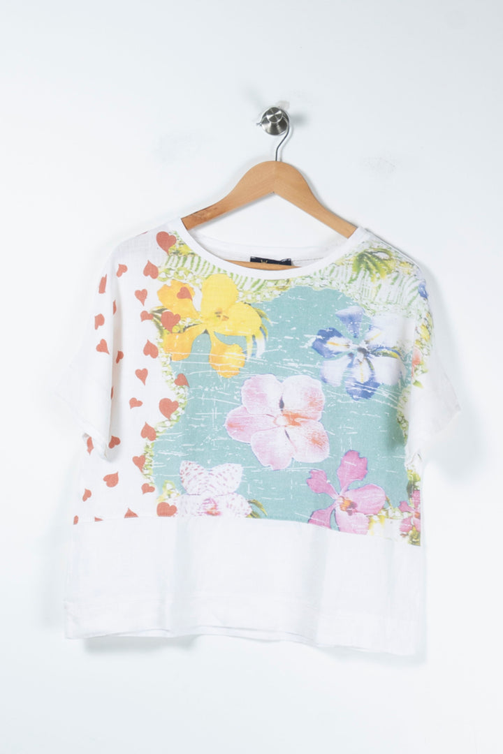 T-shirt Blanc et Vert - Taille M/38 de la marque Weill | PARAD88776 - Vendu par Paradigme - Image 2