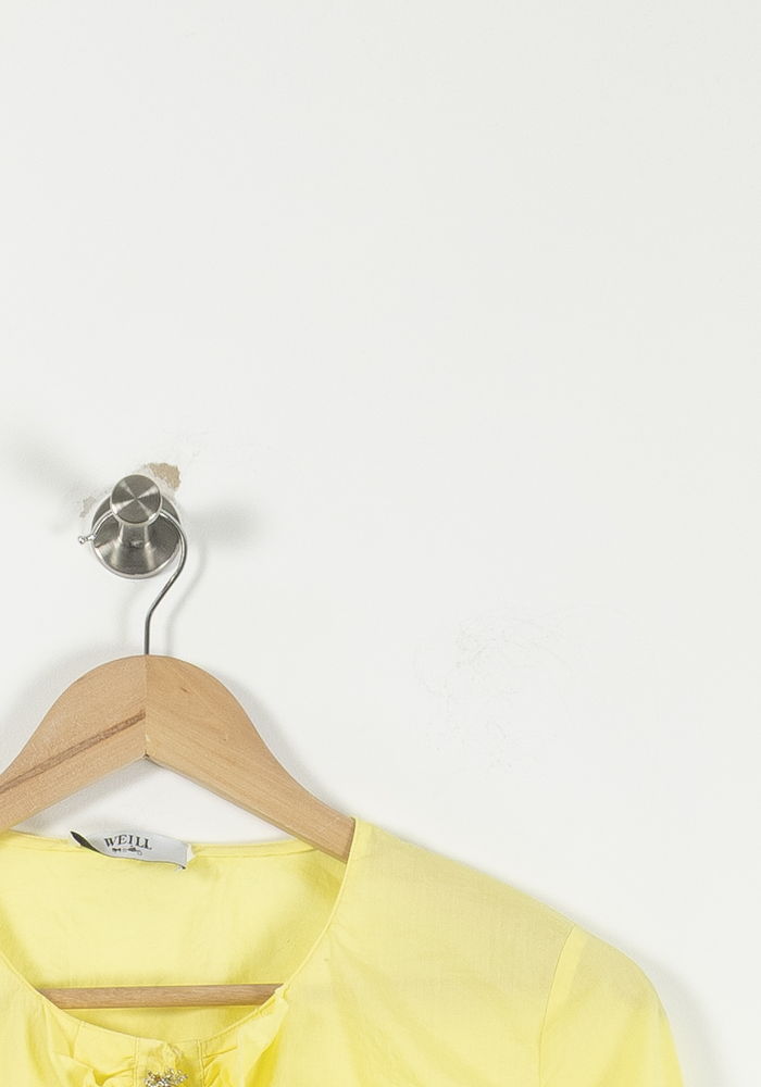 Blouse Volantée Jaune - Taille XL/42 de la marque Weill | PARAD88779 - Vendu par Paradigme - Image 3