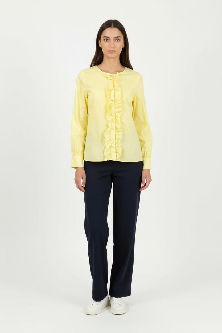 Blouse Volantée Jaune - Taille XL/42 de la marque Weill | PARAD88779 - Vendu par Paradigme - Image 1