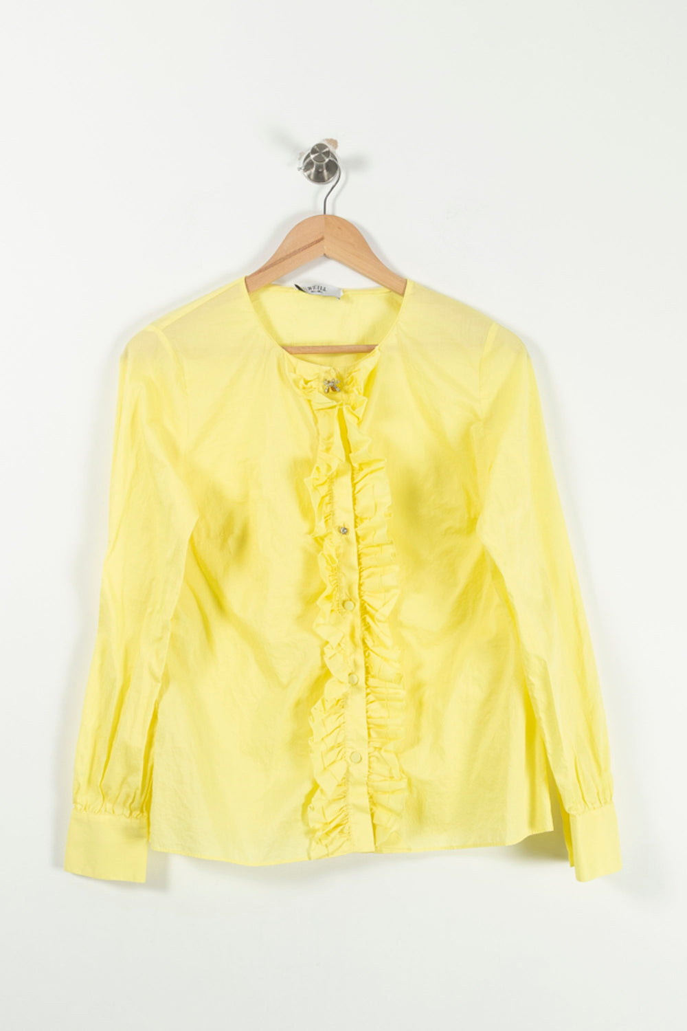 Blouse Volantée Jaune - Taille XL/42 de la marque Weill | PARAD88779 - Vendu par Paradigme - Image 2