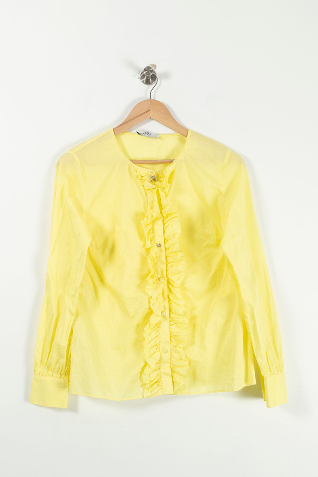 Blouse Volantée Jaune - Taille XL/42 de la marque Weill | PARAD88779 - Vendu par Paradigme - Image 2