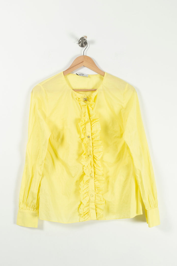 Blouse Volantée Jaune - Taille XL/42 de la marque Weill | PARAD88779 - Vendu par Paradigme - Image 2