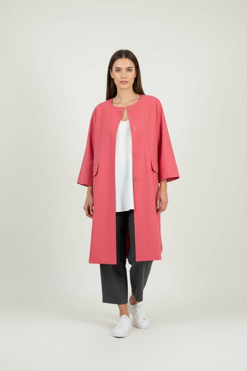 Manteau Long Rose - Taille S/36 de la marque Weill | PARAD88783 - Vendu par Paradigme - Image 1