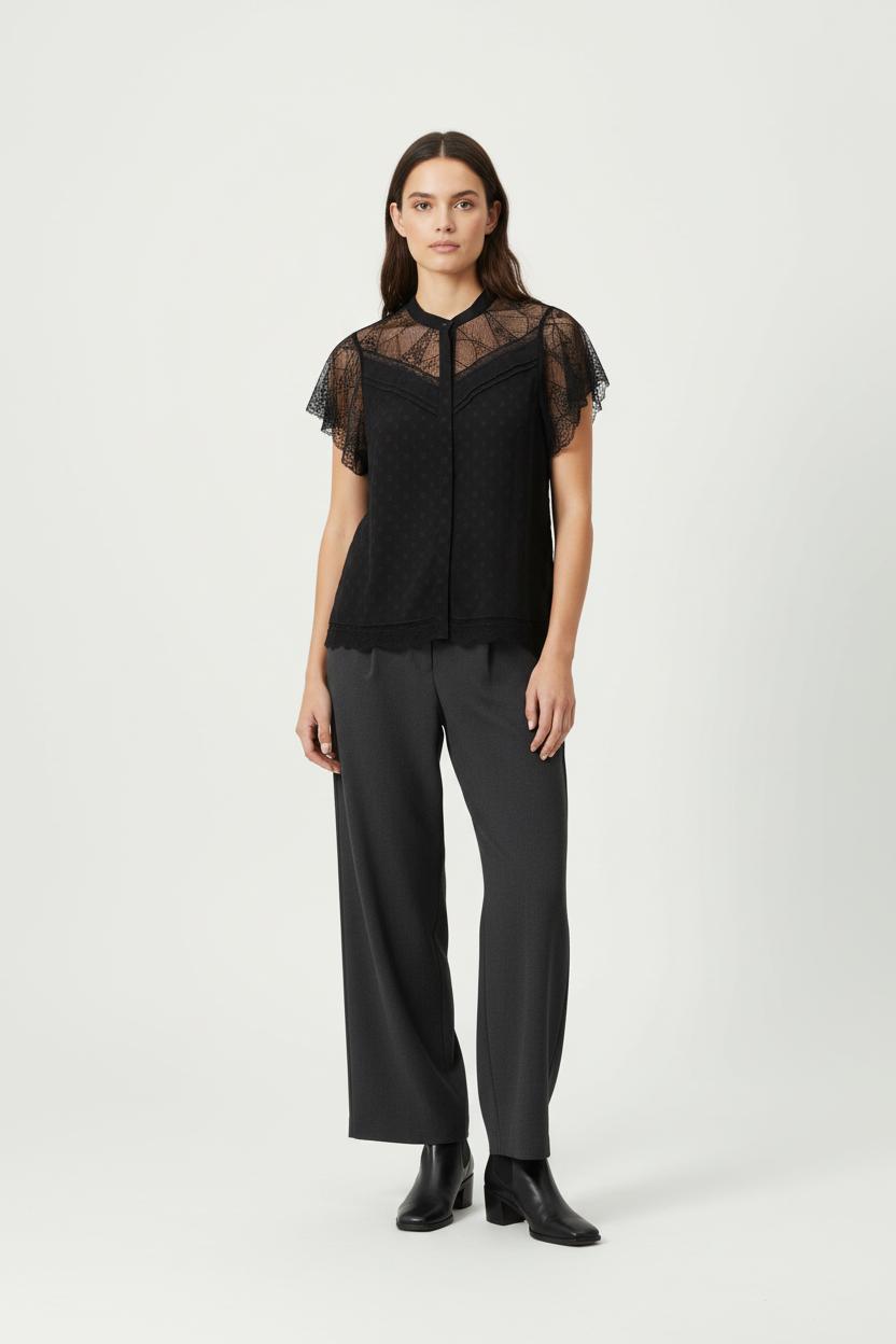 Blouse Noire - Taille S/36 de la marque Zadig&Voltaire | PARAD88785 - Vendu par Paradigme - Image 1