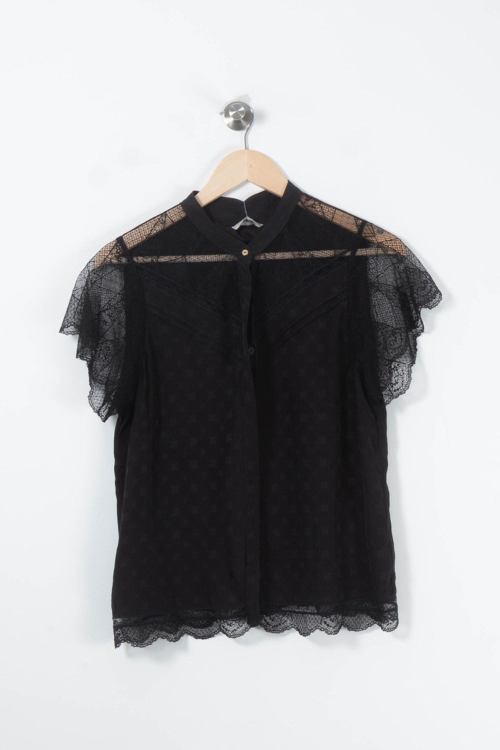 Blouse Noire - Taille S/36 de la marque Zadig&Voltaire | PARAD88785 - Vendu par Paradigme - Image 2