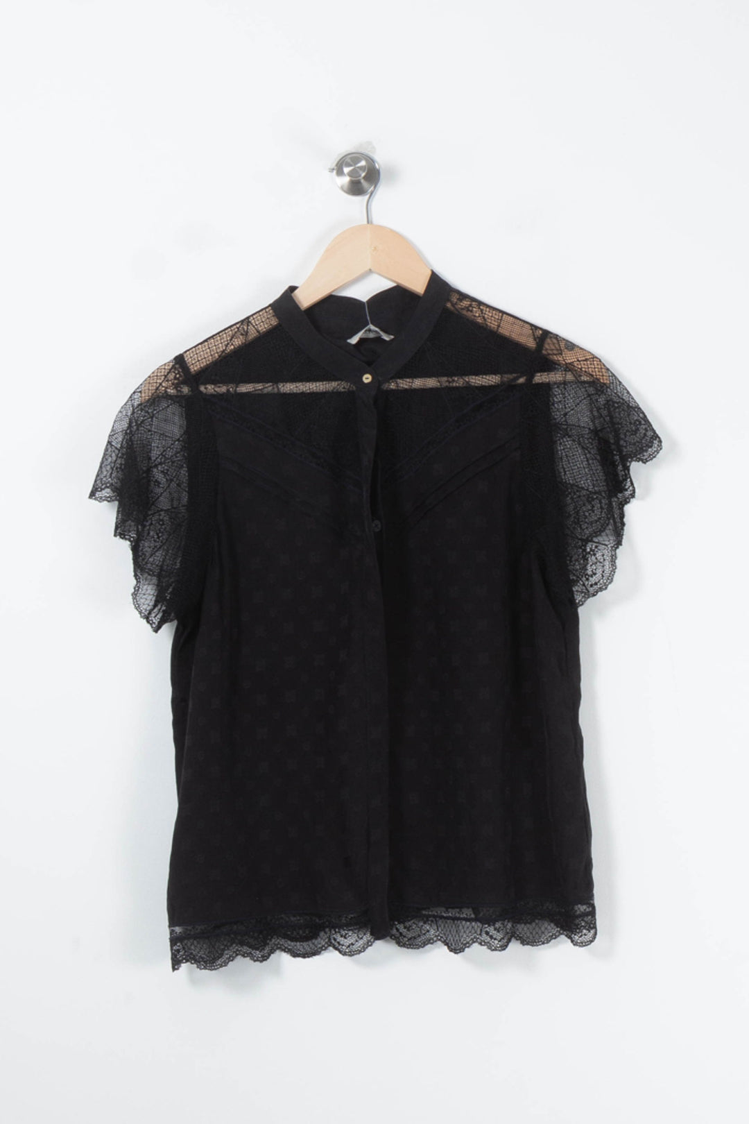 Blouse Noire - Taille S/36 de la marque Zadig&Voltaire | PARAD88785 - Vendu par Paradigme - Image 2