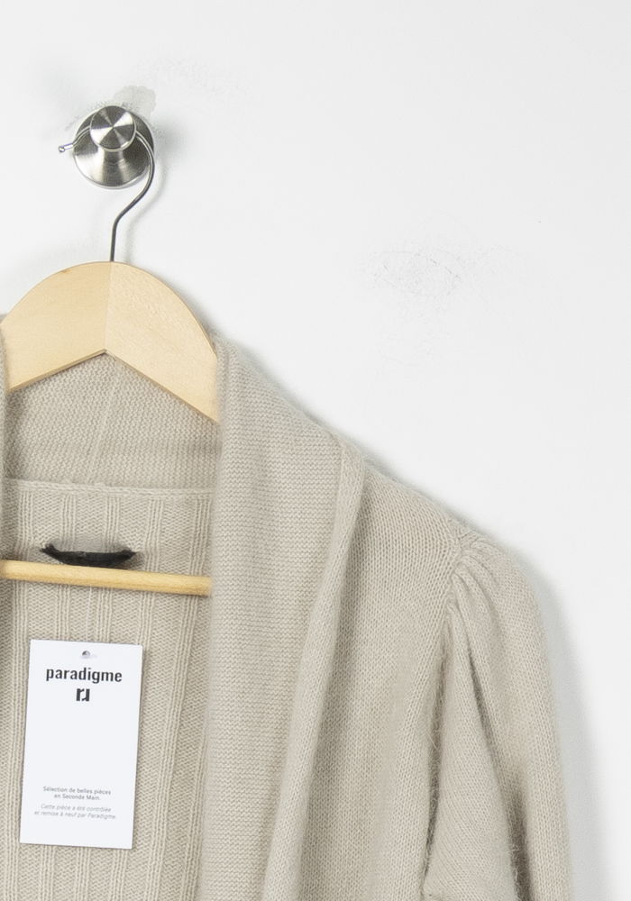Cardigan Beige - Taille S/36 de la marque IKKS | PARAD88790 - Vendu par Paradigme - Image 3