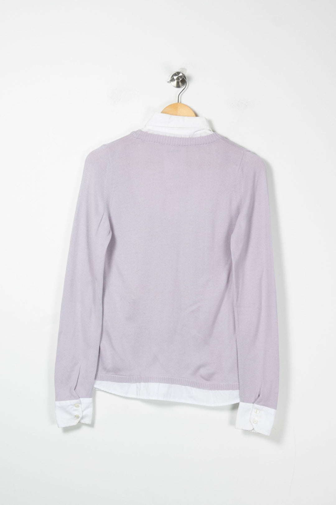 Pull Rose et Blanc - Taille S/36 de la marque Paul & Joe | PARAD88794 - Vendu par Paradigme - Image 4