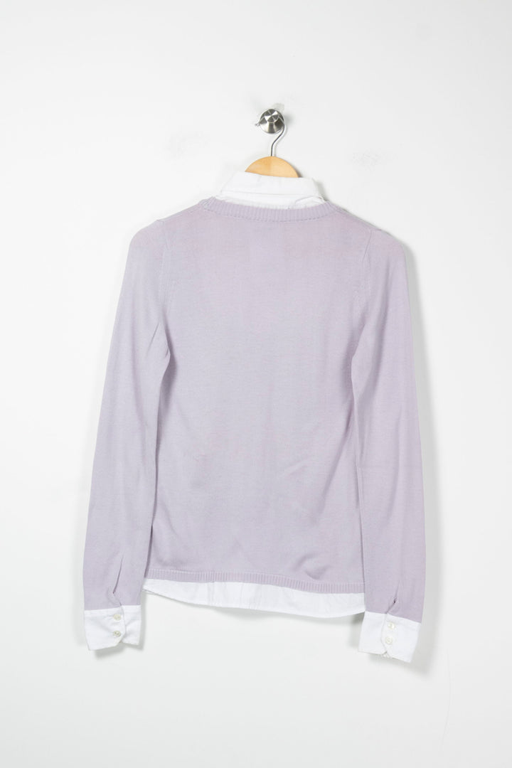 Pull Rose et Blanc - Taille S/36 de la marque Paul & Joe | PARAD88794 - Vendu par Paradigme - Image 4