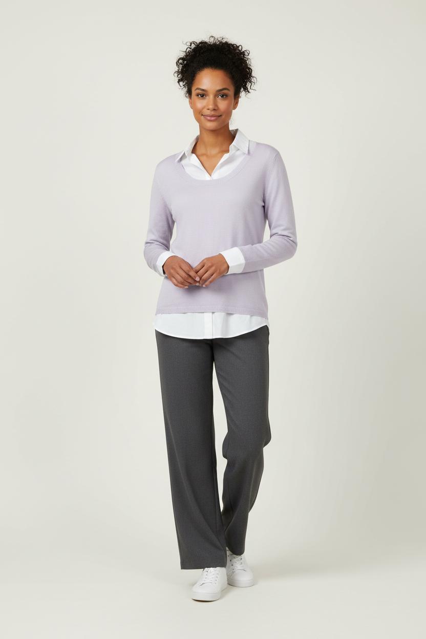 Pull Rose et Blanc - Taille S/36 de la marque Paul & Joe | PARAD88794 - Vendu par Paradigme - Image 1