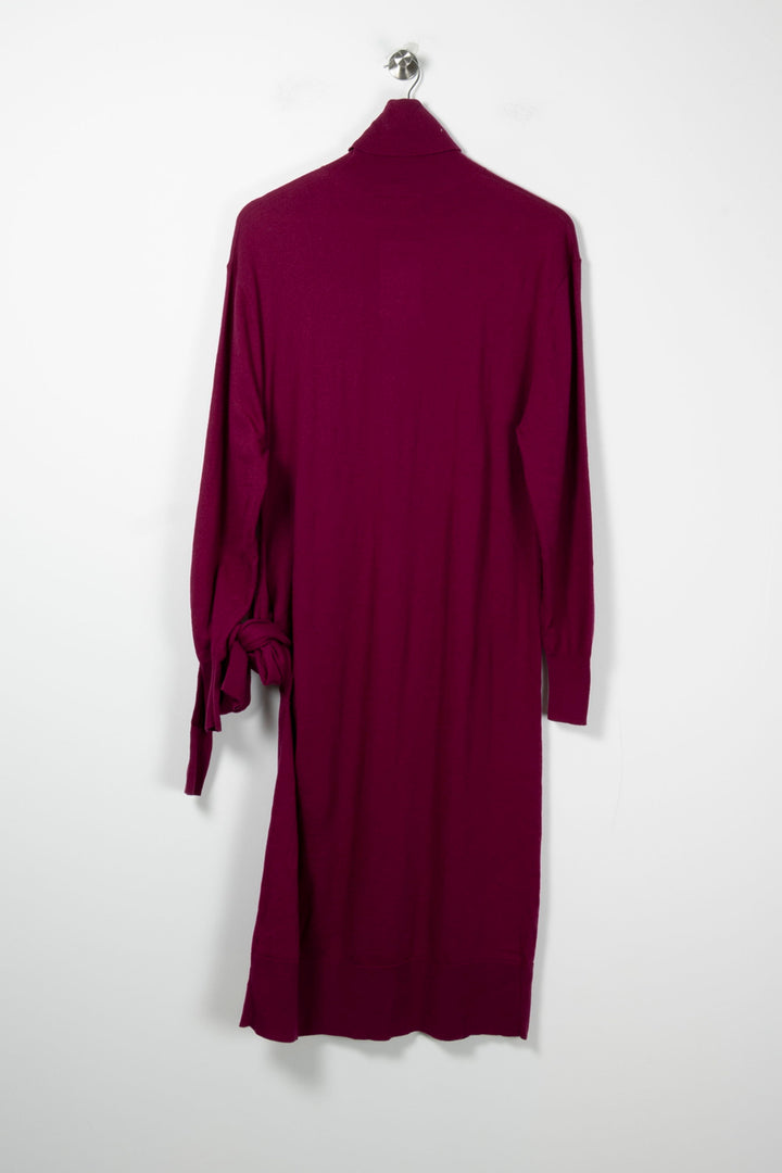 Robe Pull Longue Rose - Taille XS/34 de la marque Vanessa Bruno | PARAD88798 - Vendu par Paradigme - Image 4