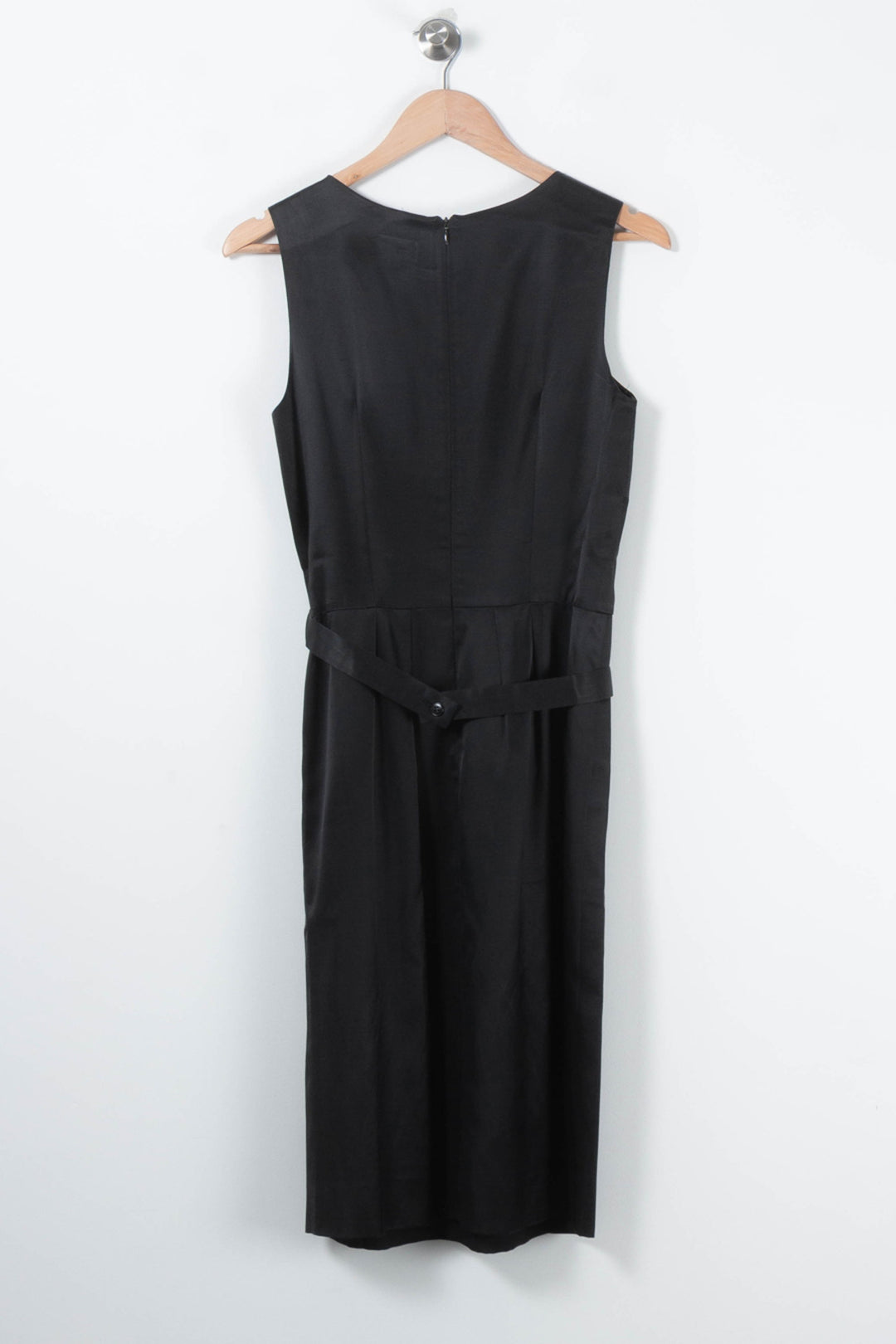 Robe Midi Noire - Taille L/40 de la marque Agnès b. | PARAD88803 - Vendu par Paradigme - Image 4