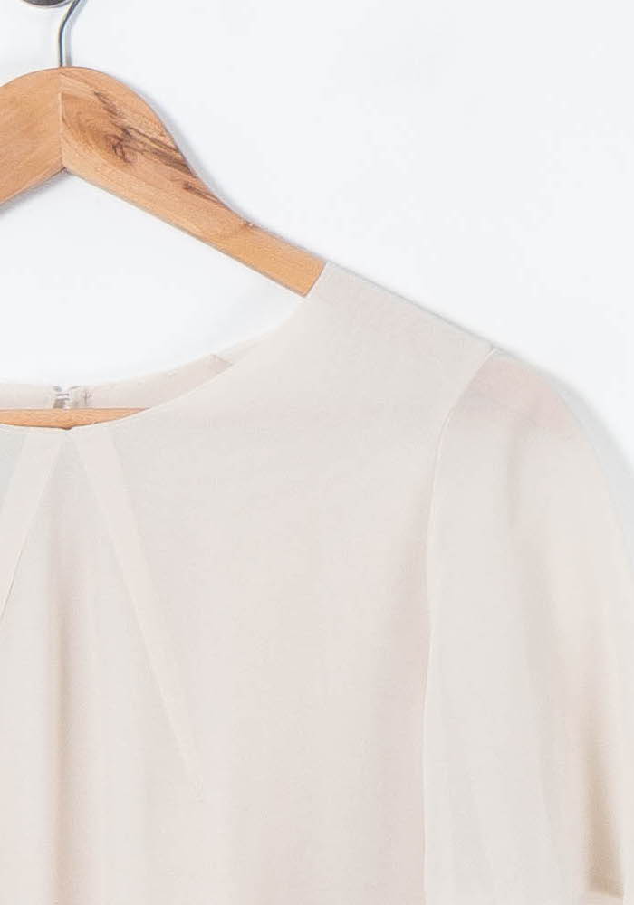 Robe Droite Blanche - Taille XS/34 de la marque Acne Studios | PARAD88805 - Vendu par Paradigme - Image 3