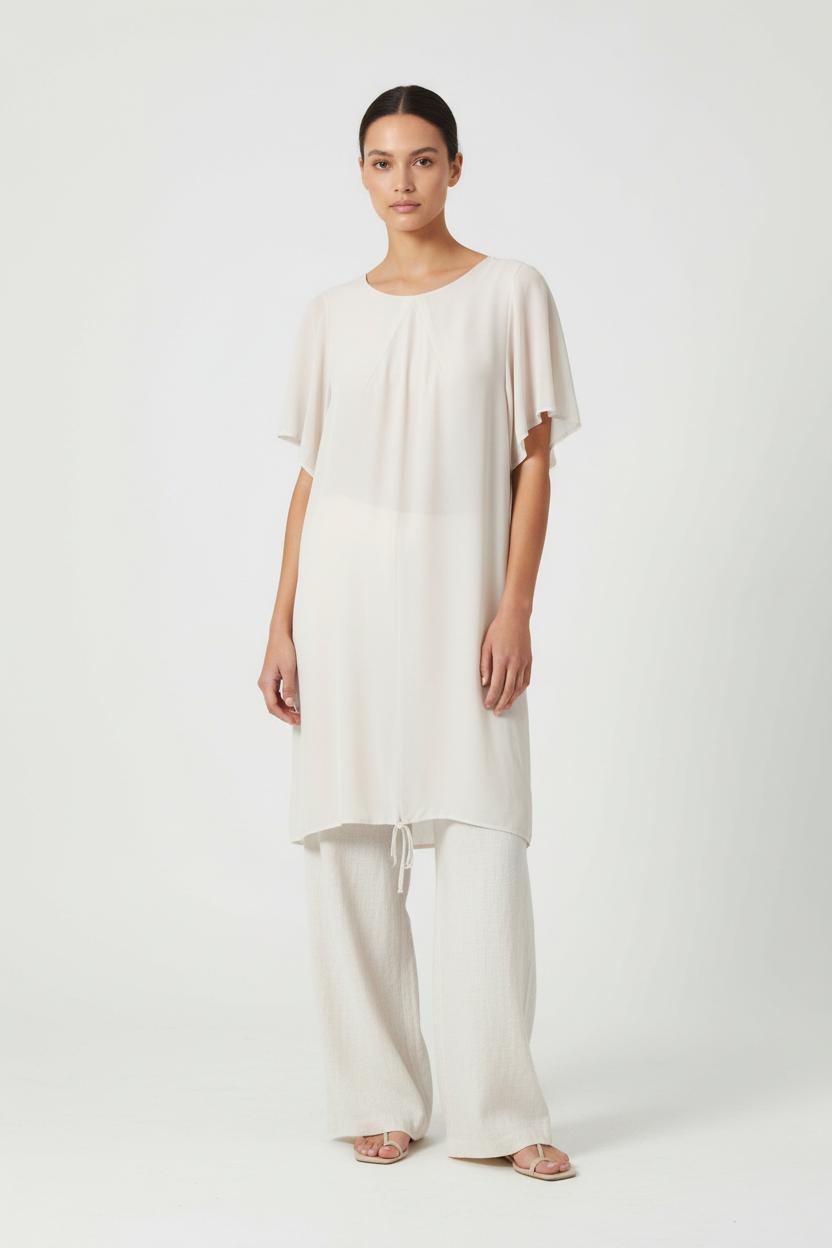 Robe Droite Blanche - Taille XS/34 de la marque Acne Studios | PARAD88805 - Vendu par Paradigme - Image 1