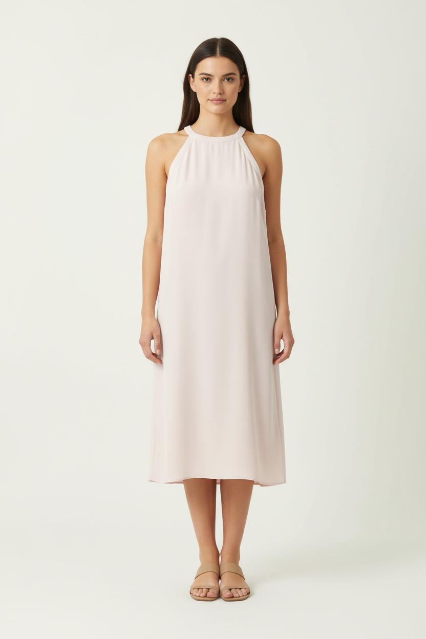 Robe Midi Rose - Taille M/38 de la marque ZAPA | PARAD88807 - Vendu par Paradigme - Image 1