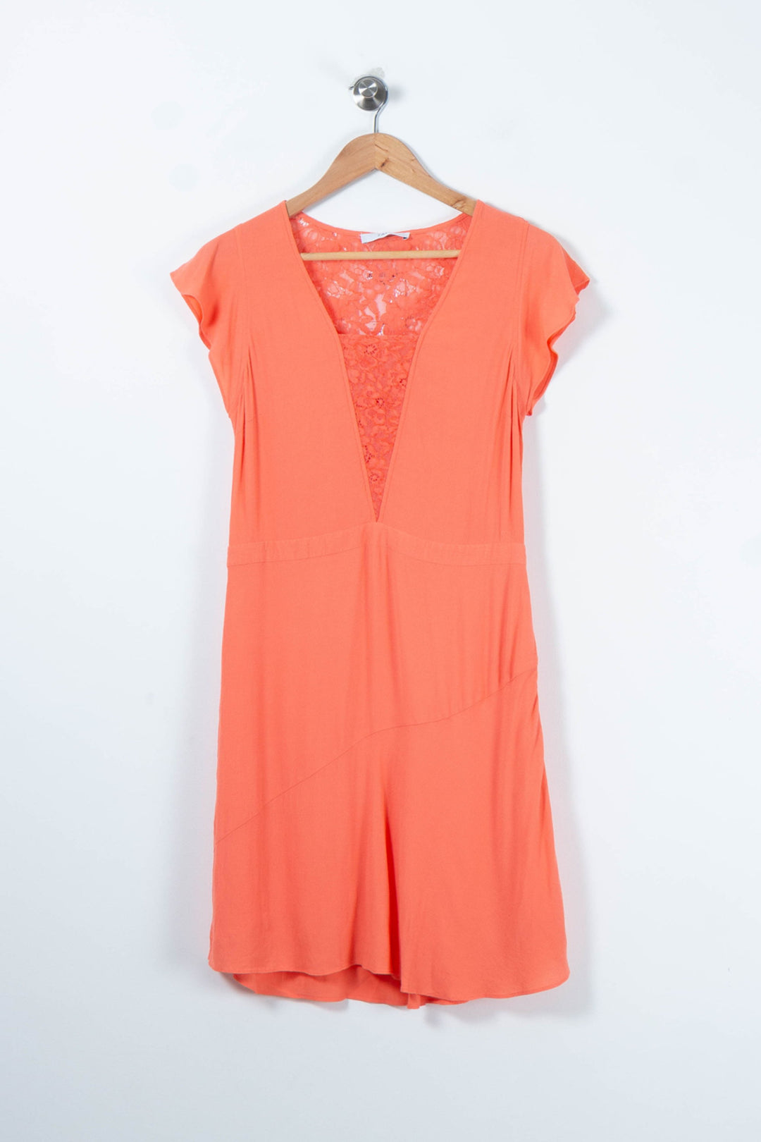 Robe Midi Orange - Taille M/38 de la marque ZAPA | PARAD88808 - Vendu par Paradigme - Image 2