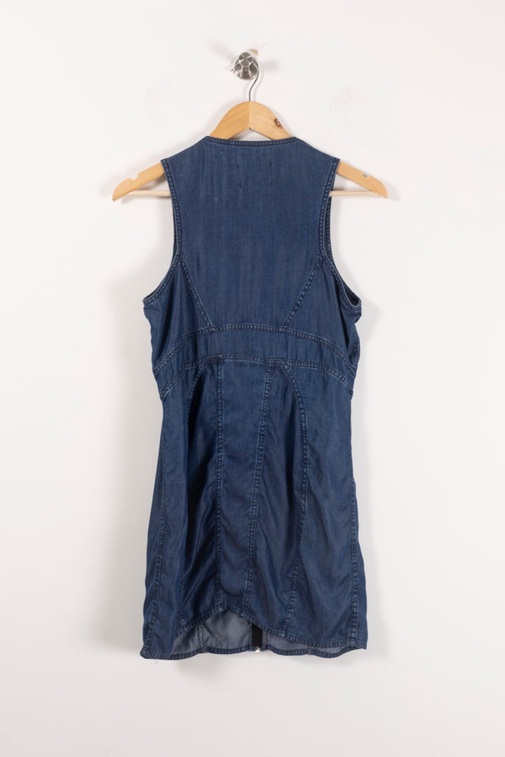 Robe en Jean Bleue - Taille S/36 de la marque Acne Studios | PARAD88809 - Vendu par Paradigme - Image 4