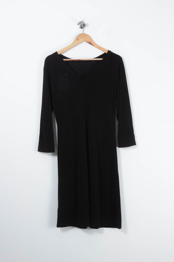 Robe Midi Noire - Taille S/36 de la marque Filippa K | PARAD88810 - Vendu par Paradigme - Image 4