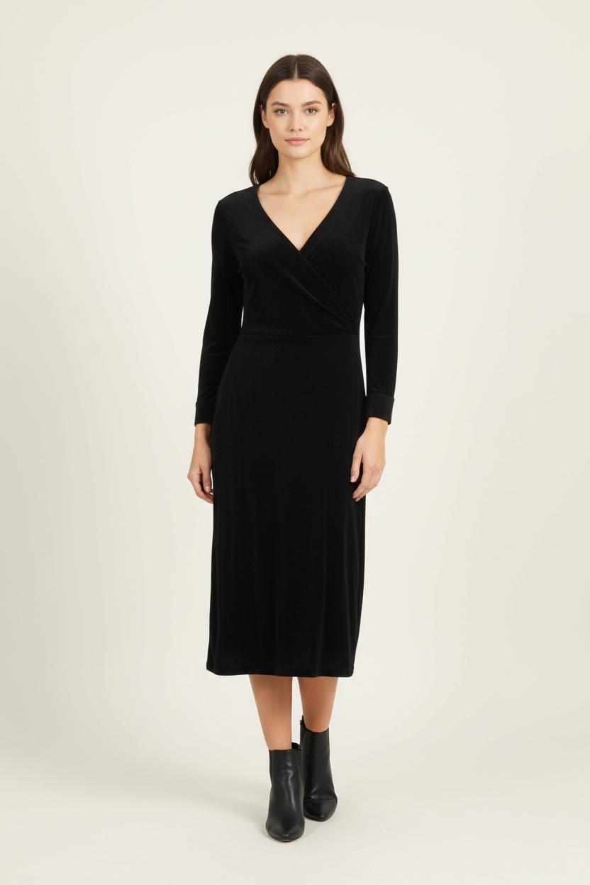 Robe Midi Noire - Taille S/36 de la marque Filippa K | PARAD88810 - Vendu par Paradigme - Image 1