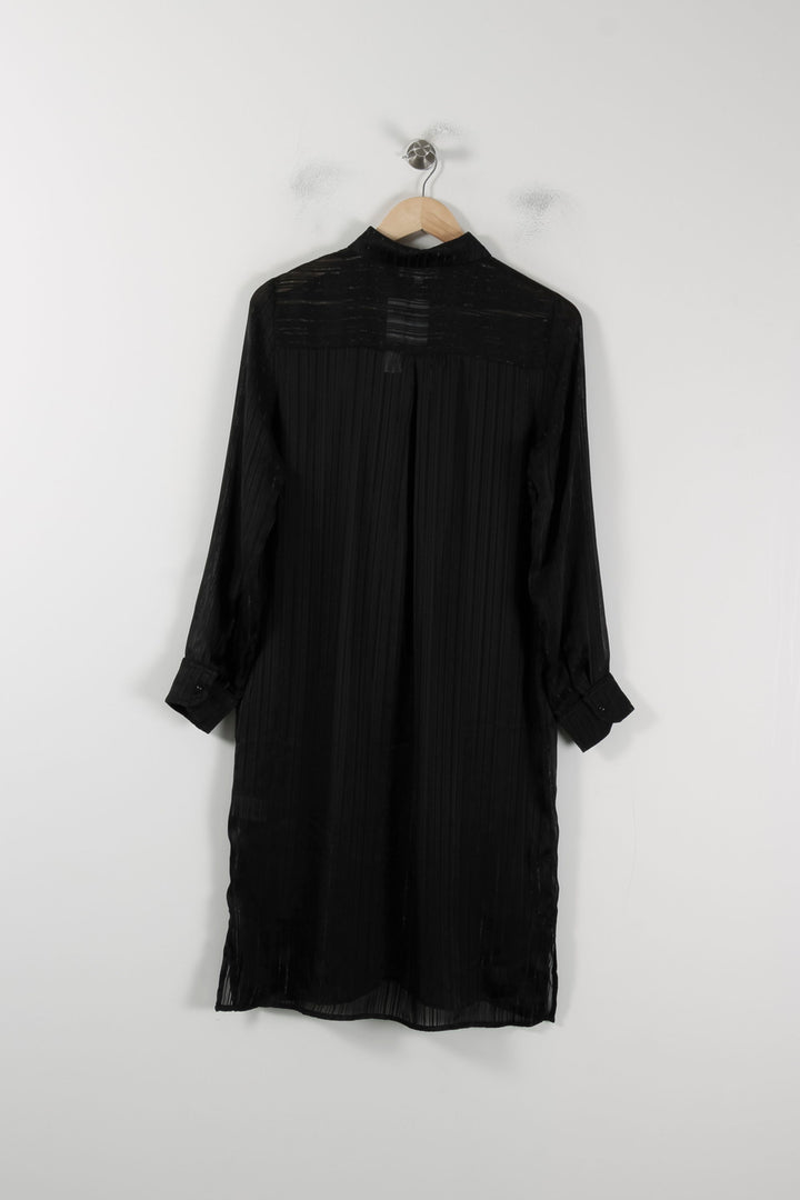 Robe Chemise Noire - Taille S/36 de la marque Grace & Mila | PARAD88819 - Vendu par Paradigme - Image 4