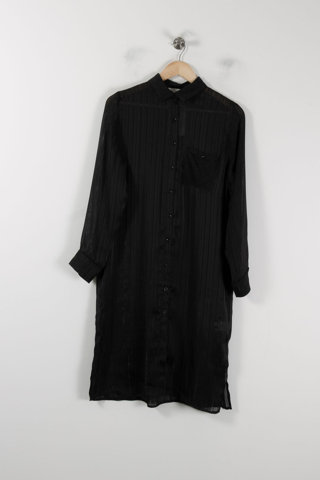 Robe Chemise Noire - Taille S/36 de la marque Grace & Mila | PARAD88819 - Vendu par Paradigme - Image 2