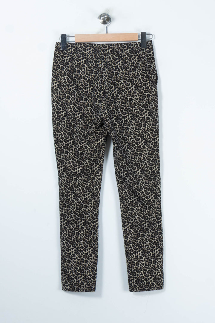 Pantalon Léopard Noir et Beige - Taille S/36 de la marque Sézane | PARAD88821 - Vendu par Paradigme - Image 4