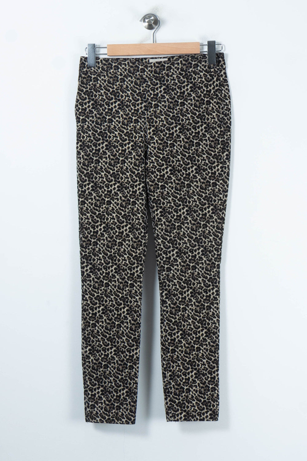 Pantalon Léopard Noir et Beige - Taille S/36 de la marque Sézane | PARAD88821 - Vendu par Paradigme - Image 2