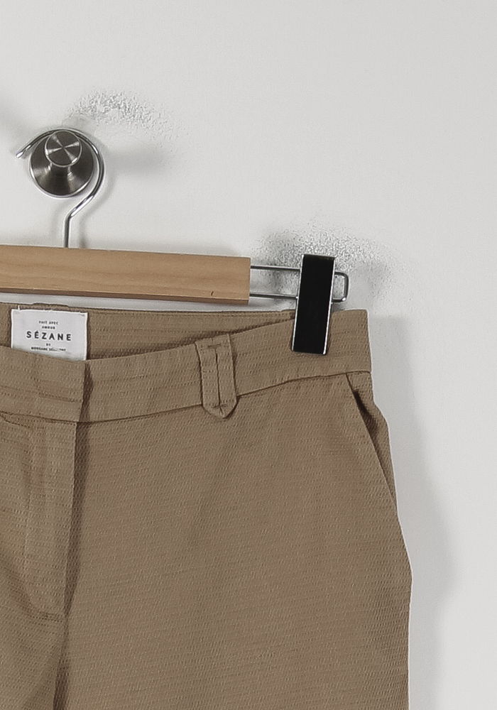 Pantalon Beige - Taille S/36 de la marque Sézane | PARAD88823 - Vendu par Paradigme - Image 3