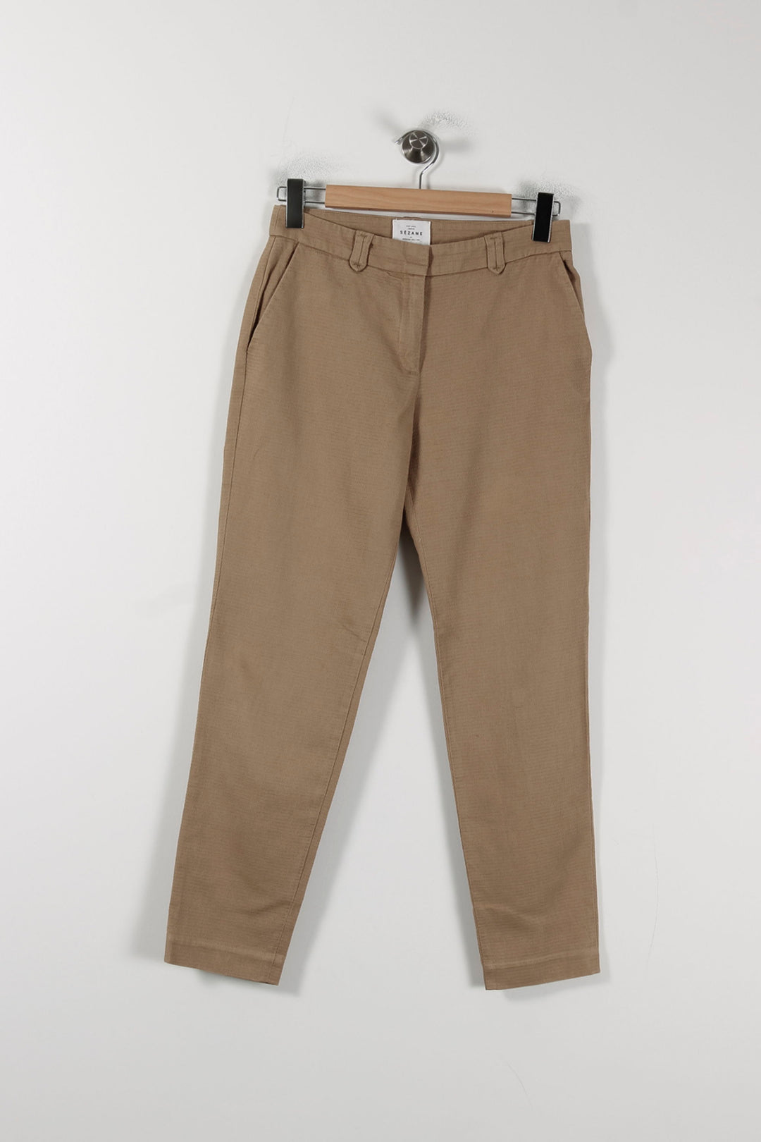 Pantalon Beige - Taille S/36 de la marque Sézane | PARAD88823 - Vendu par Paradigme - Image 2