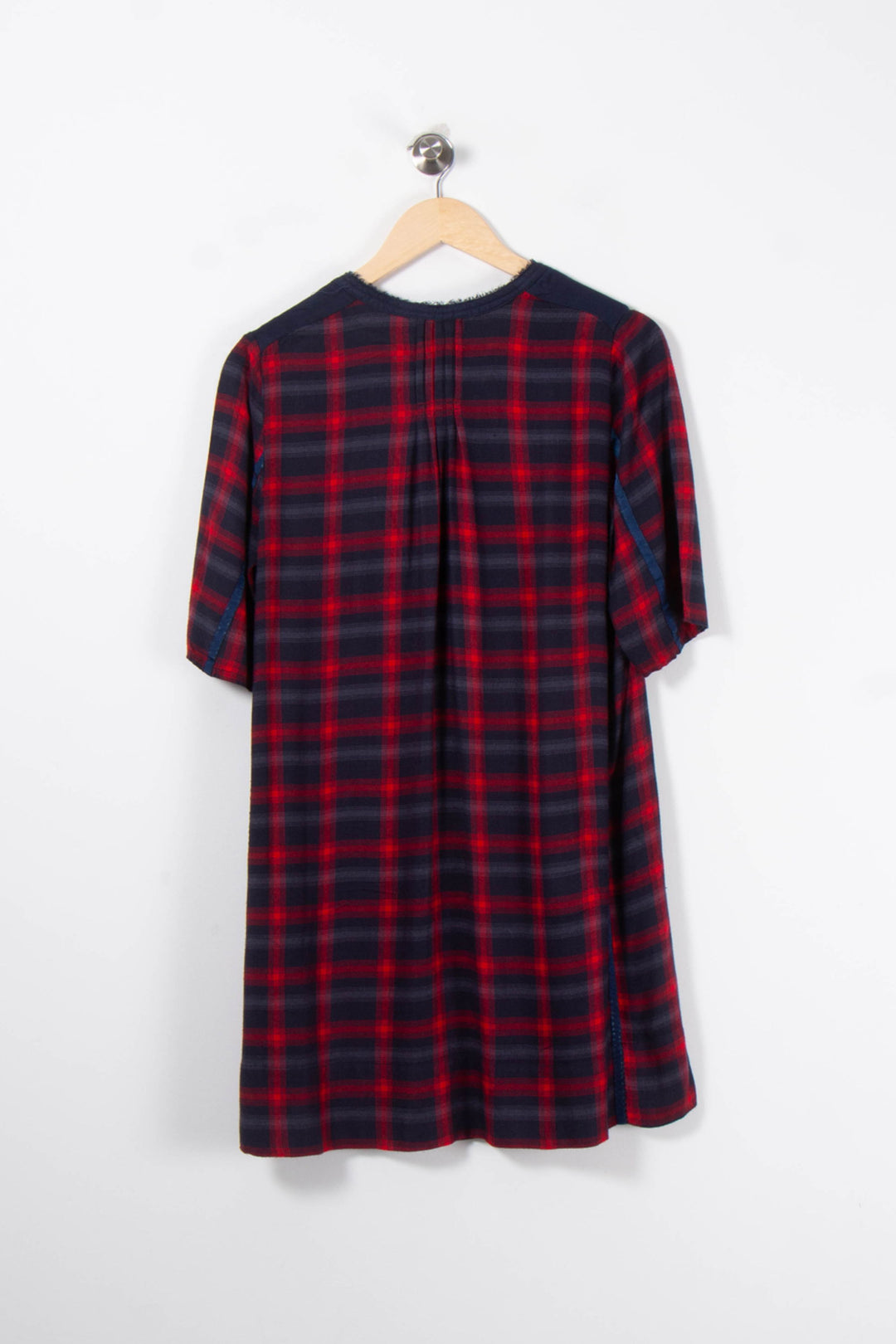 Robe Chemise Rouge et Bleu - Taille M/38 de la marque Zadig&Voltaire | PARAD88829 - Vendu par Paradigme - Image 4