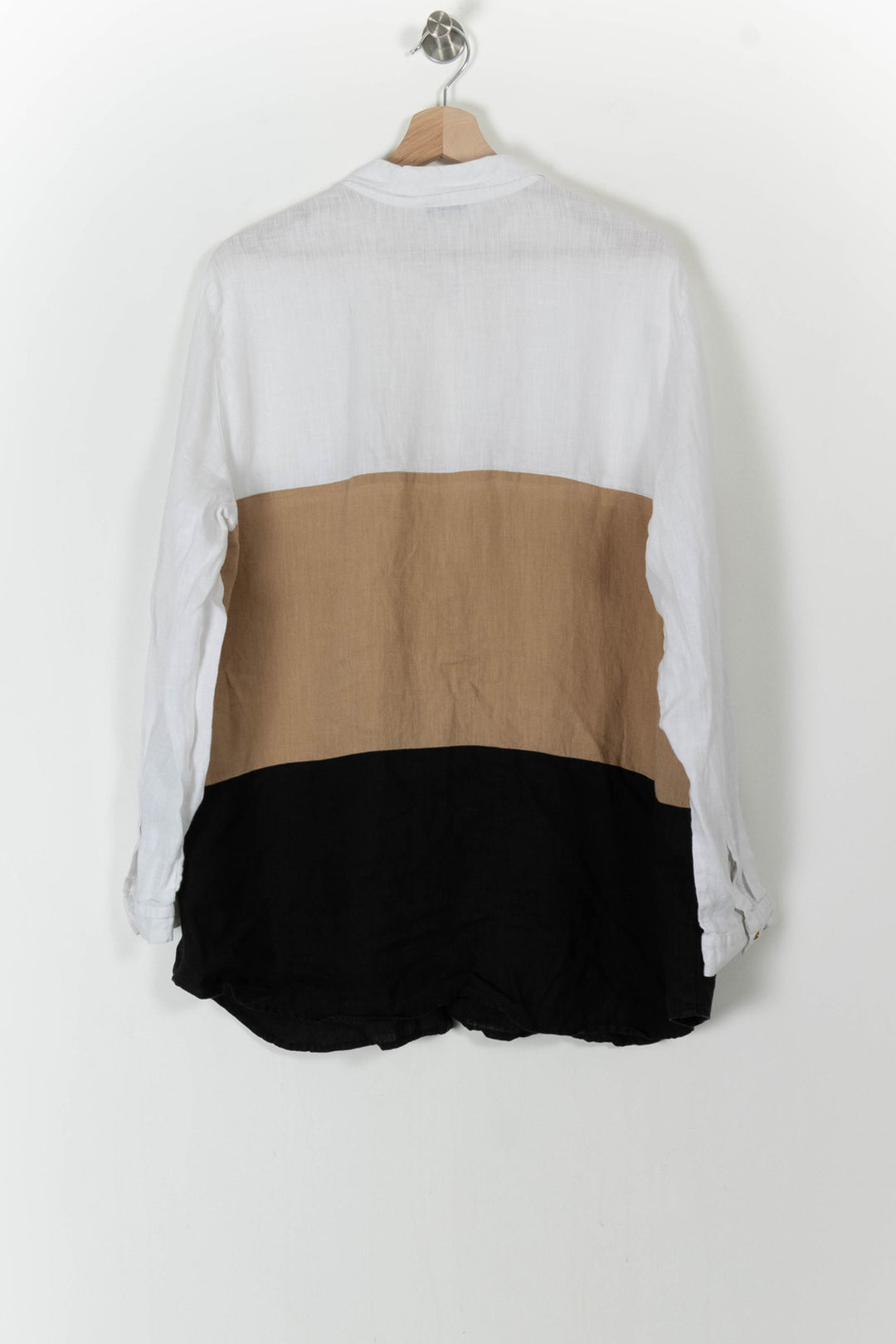 Chemise Blanche Beige et Noire - Taille XXXL/46 de la marque Weill | PARAD88841 - Vendu par Paradigme - Image 4