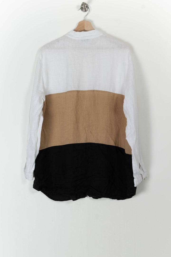 Chemise Blanche Beige et Noire - Taille XXXL/46 de la marque Weill | PARAD88841 - Vendu par Paradigme - Image 4