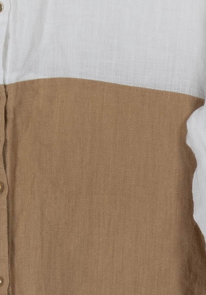 Chemise Blanche Beige et Noire - Taille XXXL/46 de la marque Weill | PARAD88841 - Vendu par Paradigme - Image 3