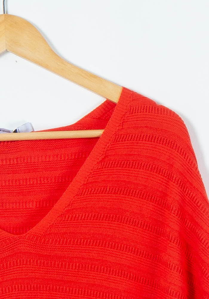 Pull Rouge - Taille S/36 de la marque La Fée Maraboutée | PARAD88842 - Vendu par Paradigme - Image 3