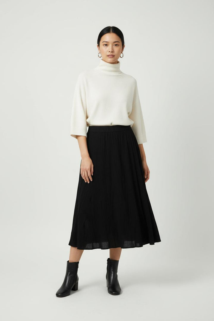 Jupe Midi Noire - Taille XL/42 de la marque Stella Forest | PARAD88877 - Vendu par Paradigme - Image 1