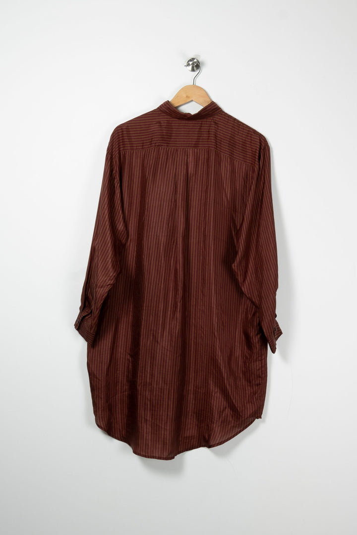 Chemise Oversize Bordeaux - Taille S/36 de la marque Mes Demoiselles Paris | PARAD88880 - Vendu par Paradigme - Image 4