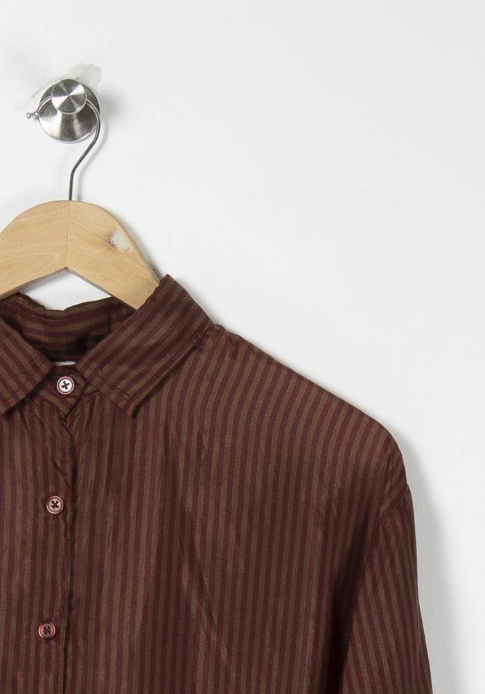 Chemise Oversize Bordeaux - Taille S/36 de la marque Mes Demoiselles Paris | PARAD88880 - Vendu par Paradigme - Image 3