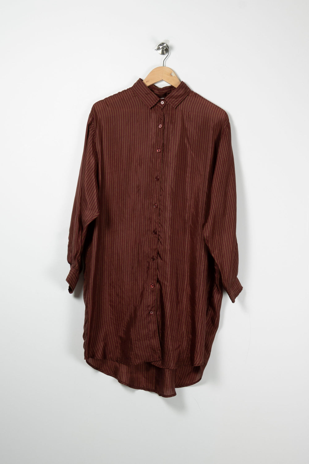 Chemise Oversize Bordeaux - Taille S/36 de la marque Mes Demoiselles Paris | PARAD88880 - Vendu par Paradigme - Image 2