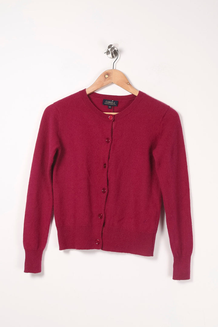 Cardigan Rose - Taille XS/34 de la marque Caroll | PARAD88889 - Vendu par Paradigme - Image 2