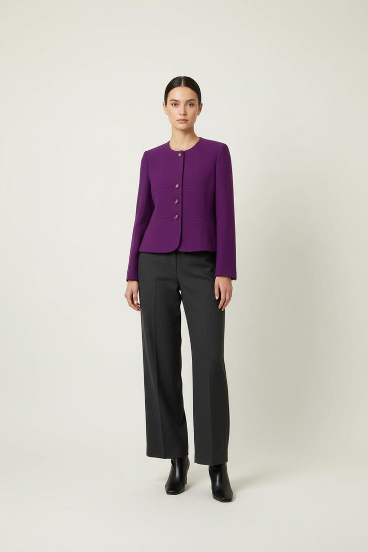 Veste Courte Violette - Taille M/38 de la marque Weill | PARAD88895 - Vendu par Paradigme - Image 1