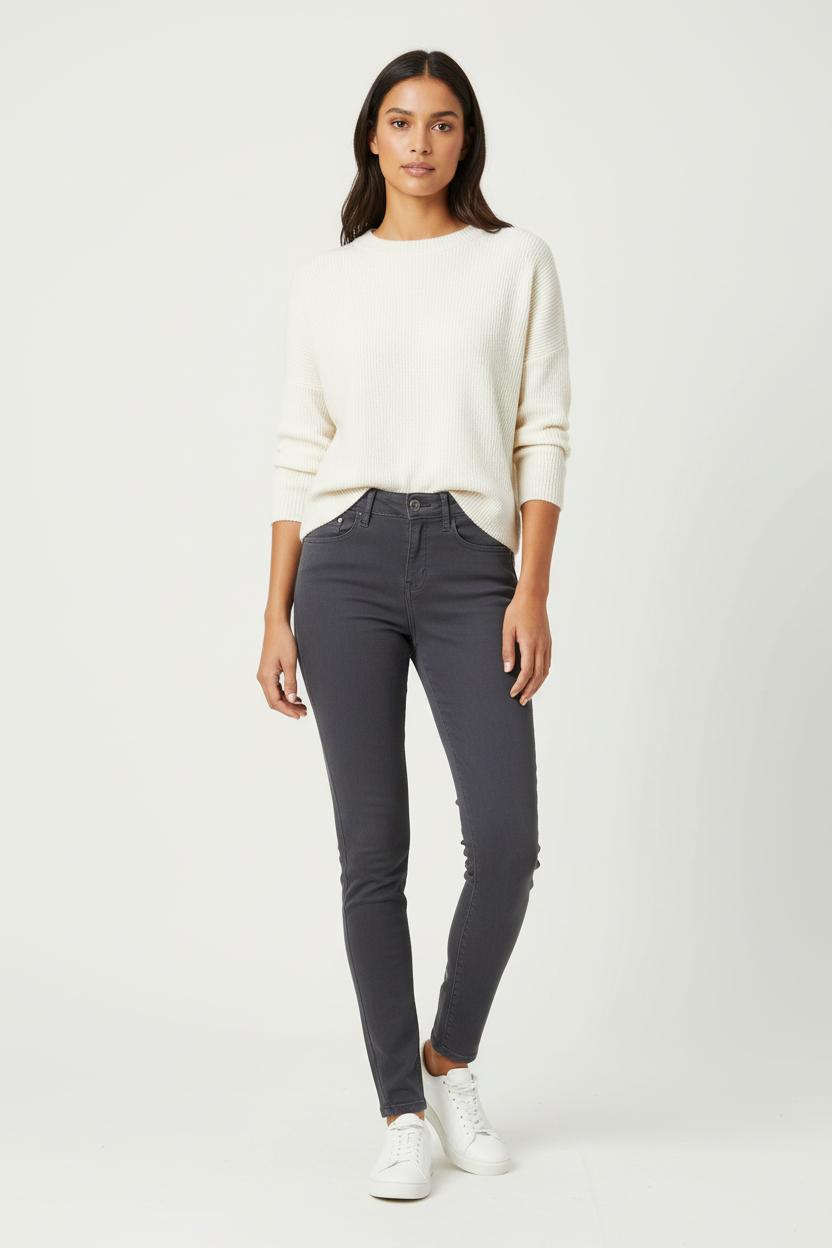Jean Gris - Taille XS/34 de la marque The Kooples | PARAD88898 - Vendu par Paradigme - Image 1