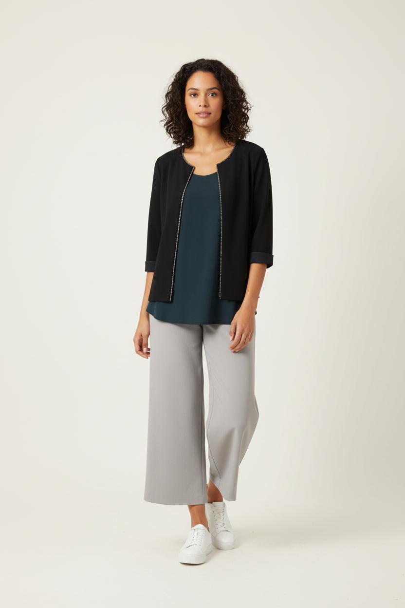 Gilet Noir - Taille S/36 de la marque Majestic Filatures | PARAD88900 - Vendu par Paradigme - Image 1