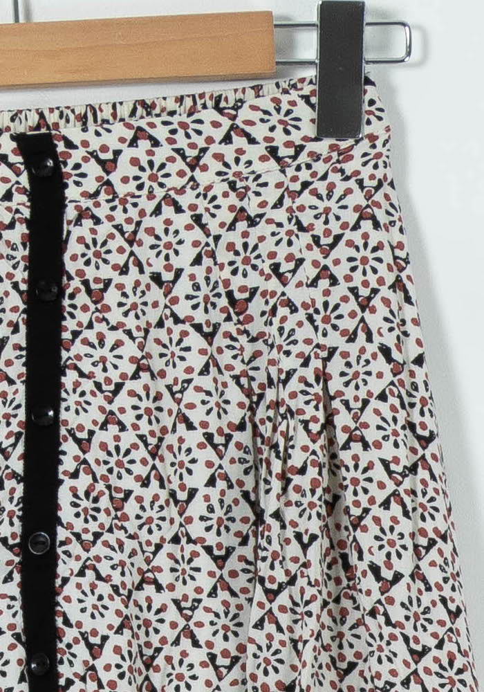 Jupe Évasée Blanche et Noire - Taille S/36 de la marque Grace & Mila | PARAD88902 - Vendu par Paradigme - Image 3