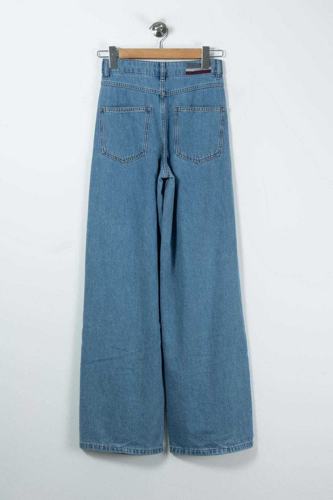 Jean Large Bleu - Taille XS/34 de la marque Vanessa Bruno | PARAD88904 - Vendu par Paradigme - Image 4