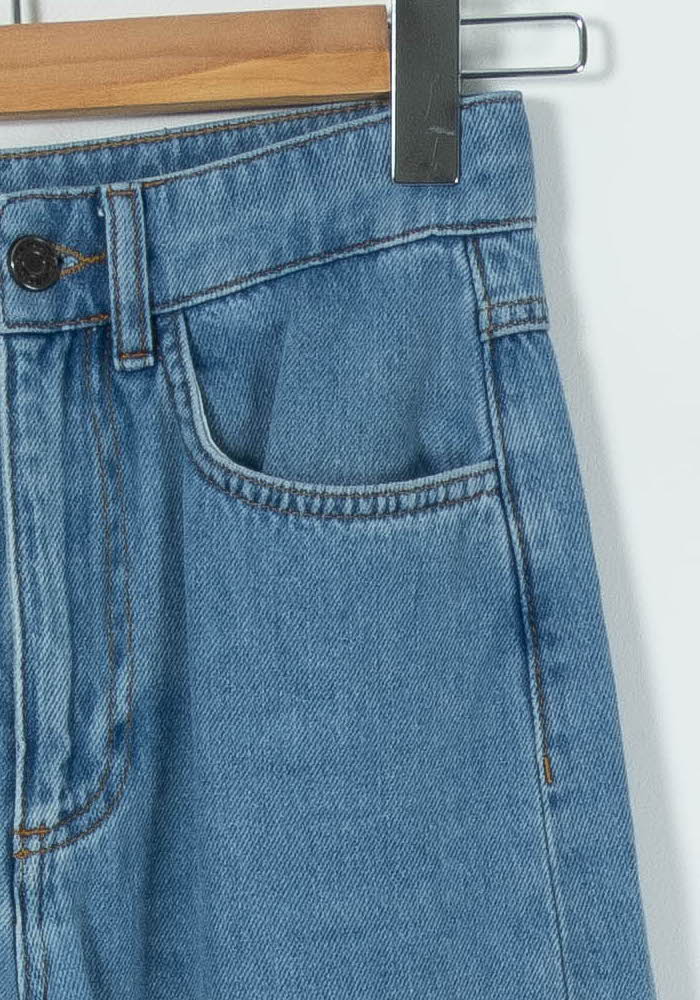 Jean Large Bleu - Taille XS/34 de la marque Vanessa Bruno | PARAD88904 - Vendu par Paradigme - Image 3