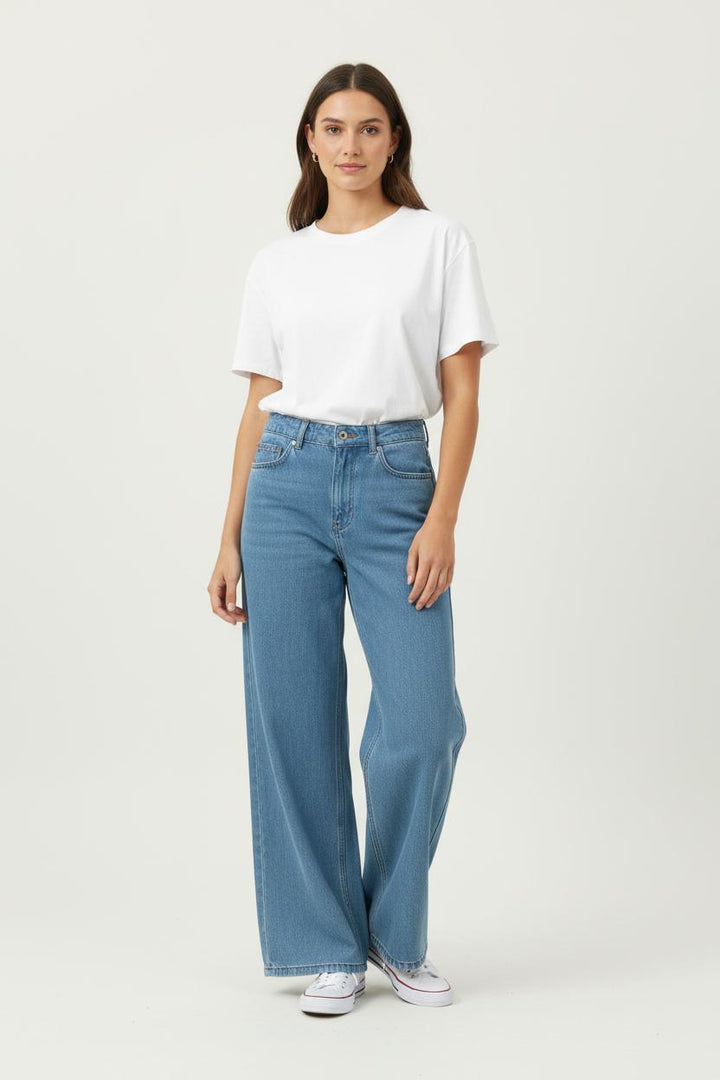 Jean Large Bleu - Taille XS/34 de la marque Vanessa Bruno | PARAD88904 - Vendu par Paradigme - Image 1