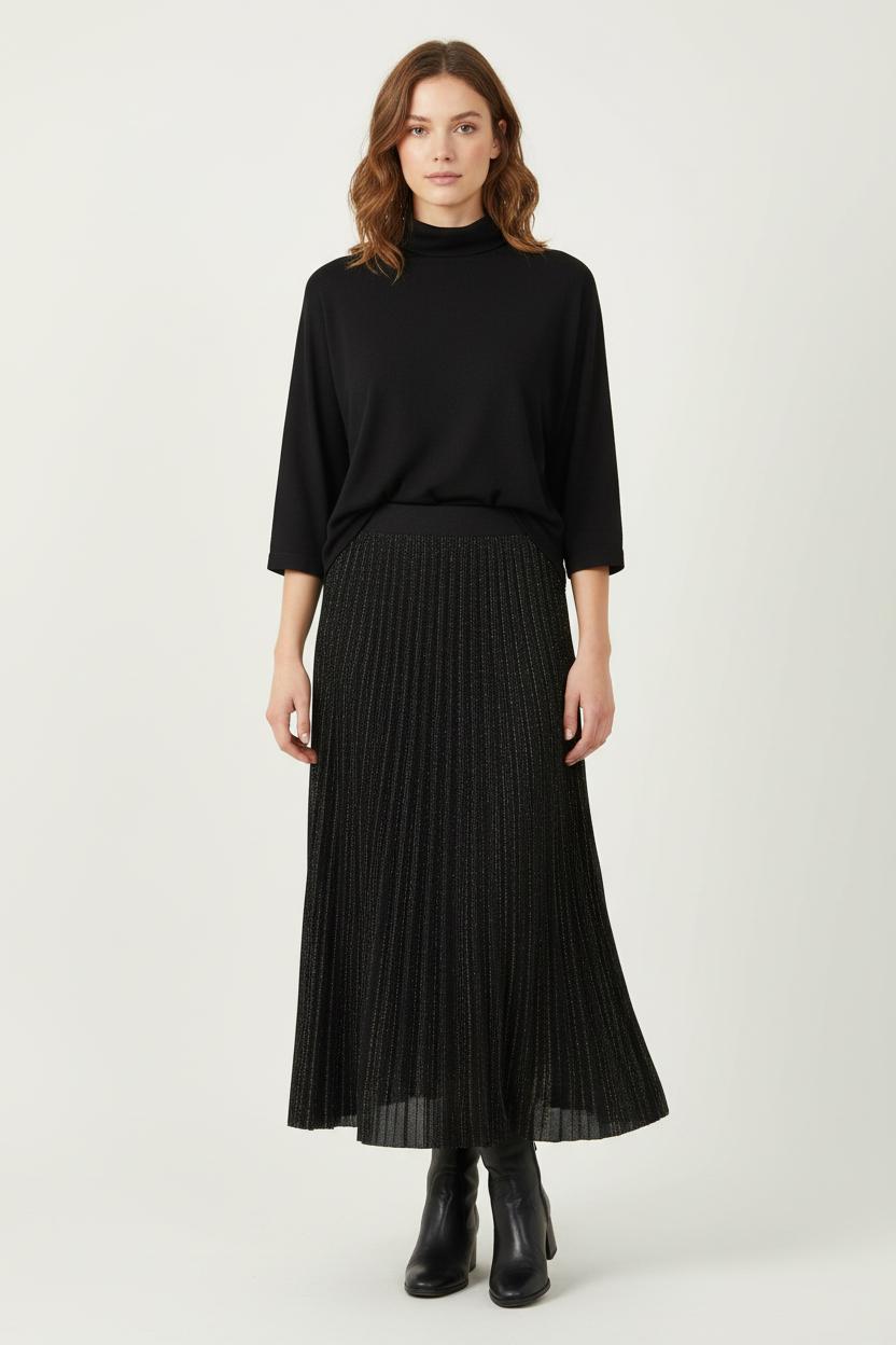 Jupe Plissée Noire - Taille S/36 de la marque Petite Mendigote | PARAD88908 - Vendu par Paradigme - Image 1