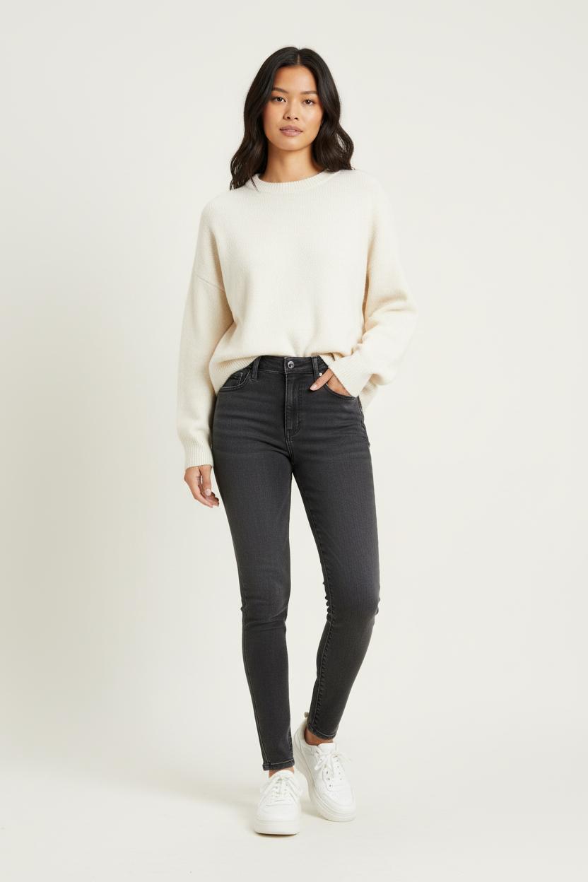 Jean Skinny Gris - Taille S/36 de la marque Levi's | PARAD88910 - Vendu par Paradigme - Image 1