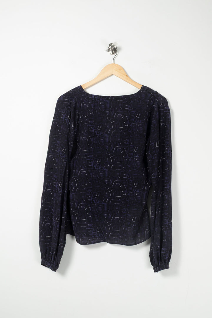 Blouse Violet - Taille XL/42 de la marque Soi Paris | PARAD88913 - Vendu par Paradigme - Image 4